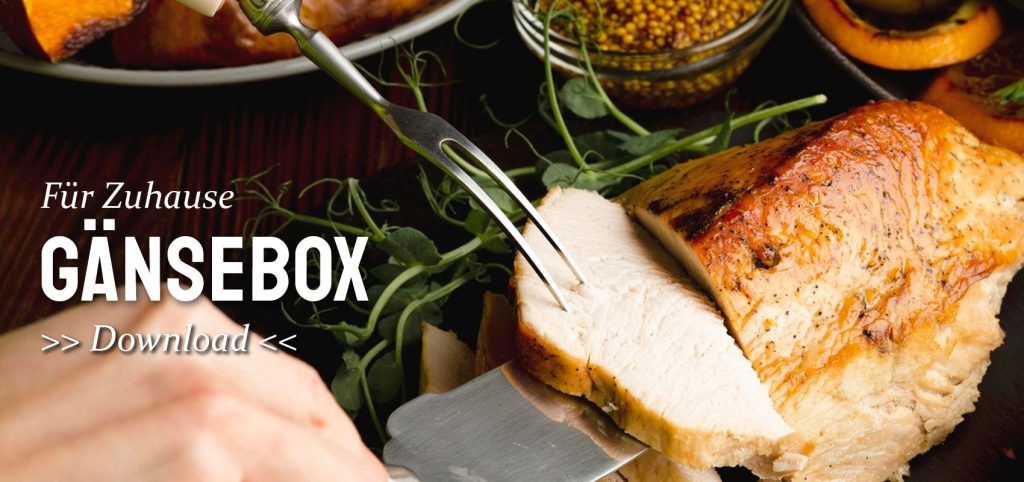 Gänsebox Speisekarte zum Download