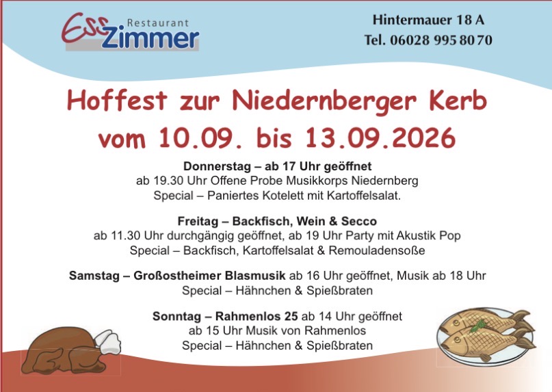 Hoffest zur Niedernberger Kerb